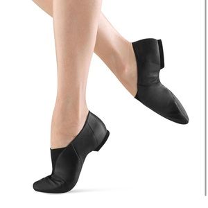 BLOCH Dance Jazz Women Shoe's Super Leather with Strong Elastic Slip On